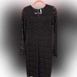 Xhilaration Black Lace Dress